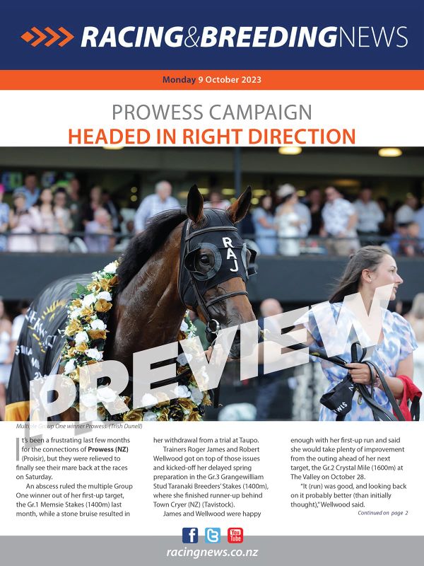 NZ Racing and Breeding News – 09 October 2023