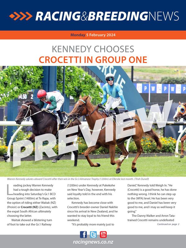 NZ Racing and Breeding News – 05 February 2024