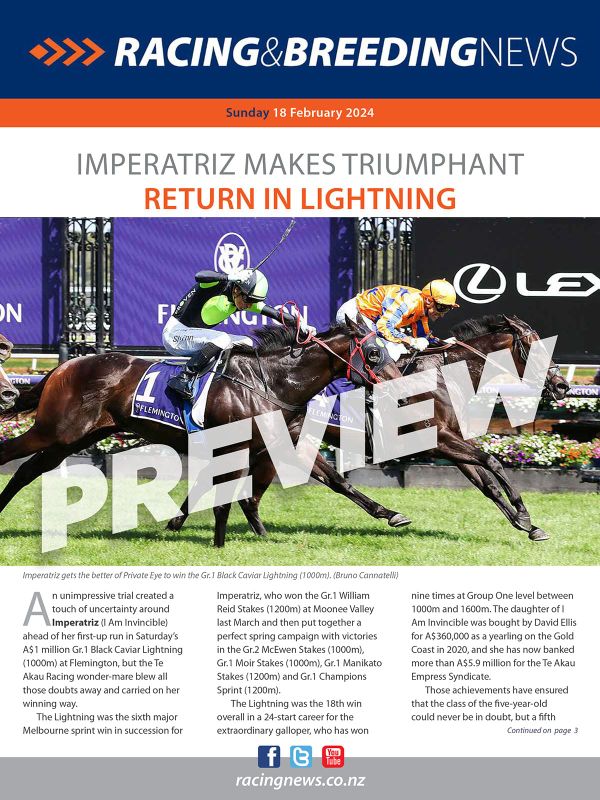 NZ Racing and Breeding News – 18 February 2024