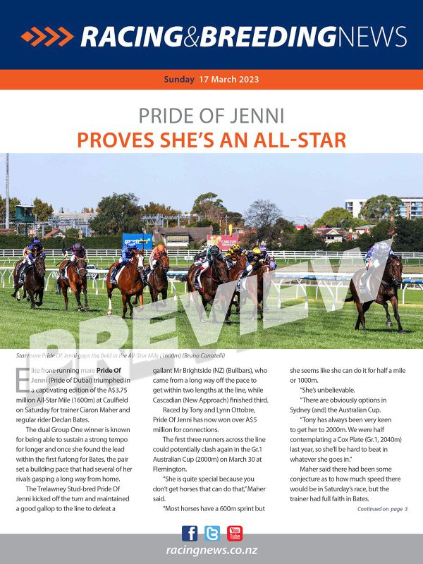 NZ Racing and Breeding News – 17 March 2024