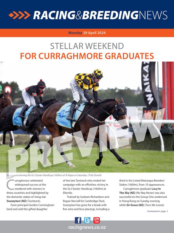 NZ Racing and Breeding News – 29 April 2024