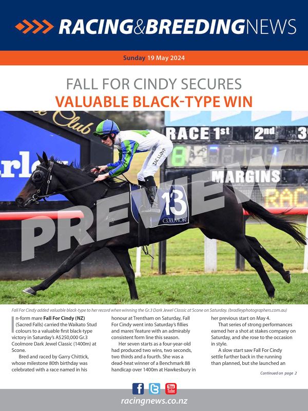 NZ Racing and Breeding News – 19 May 2024