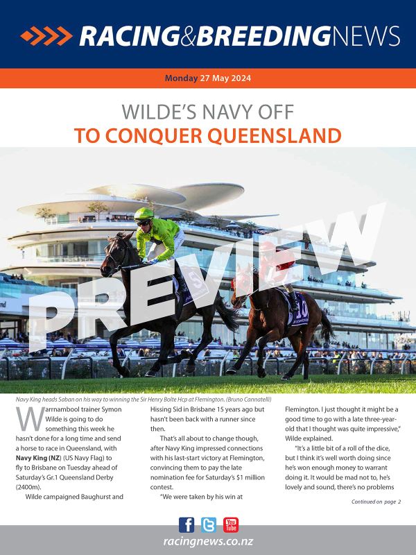NZ Racing and Breeding News – 27 May 2024