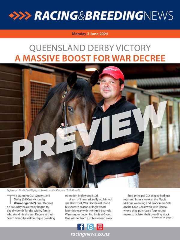 NZ Racing and Breeding News – 03 June 2024