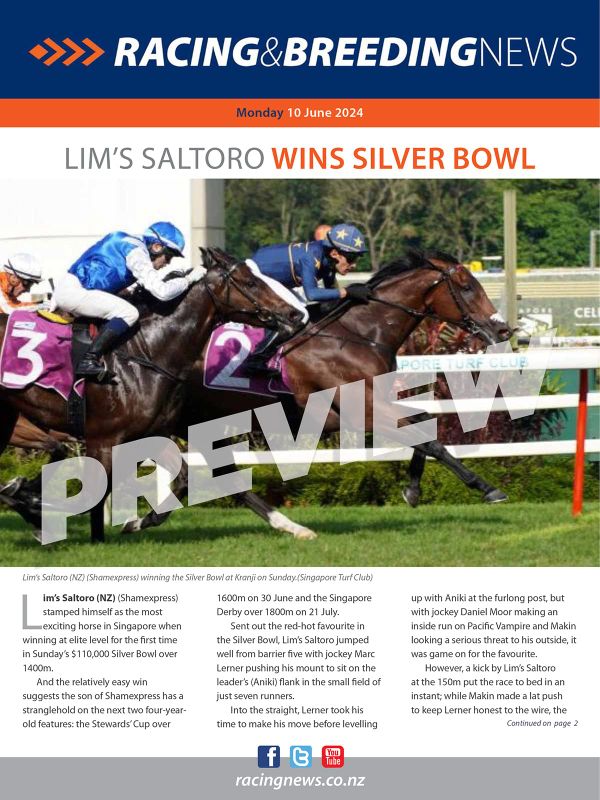 NZ Racing and Breeding News – 10 June 2024