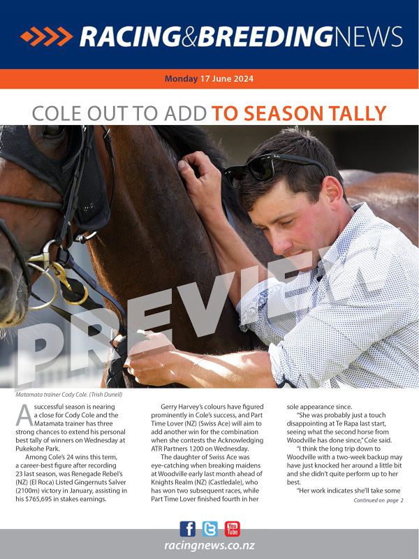 NZ Racing and Breeding News – 17 June 2024