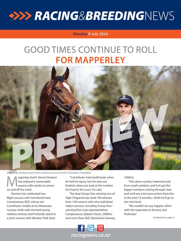 NZ Racing and Breeding News – 08 July 2024