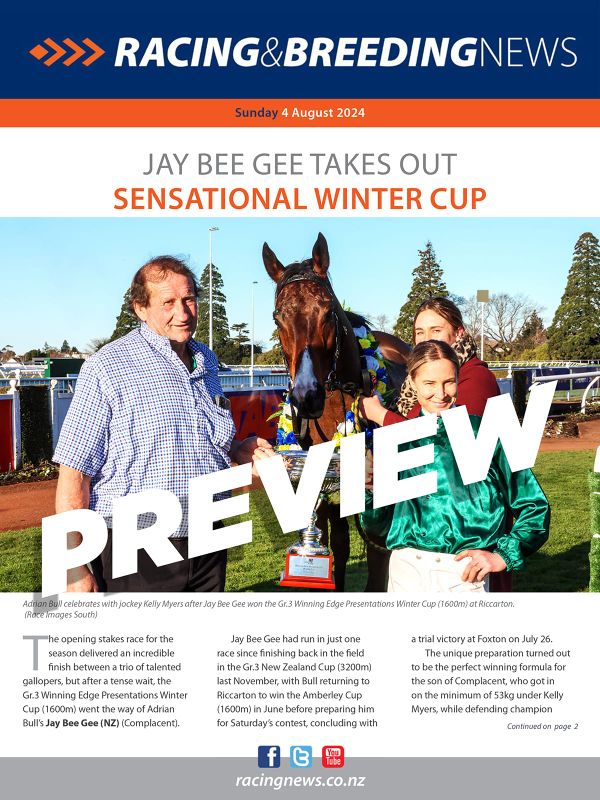 NZ Racing and Breeding News – 04 August 2024