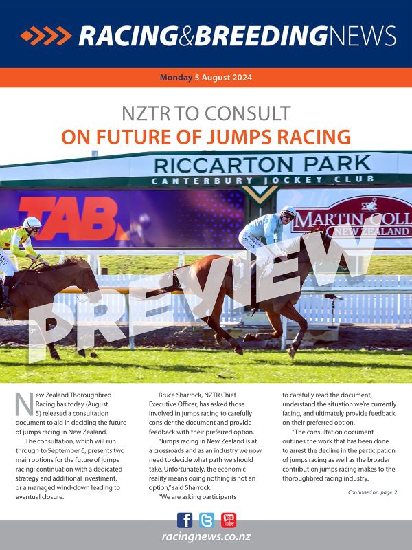 NZ Racing and Breeding News – 05 August 2024