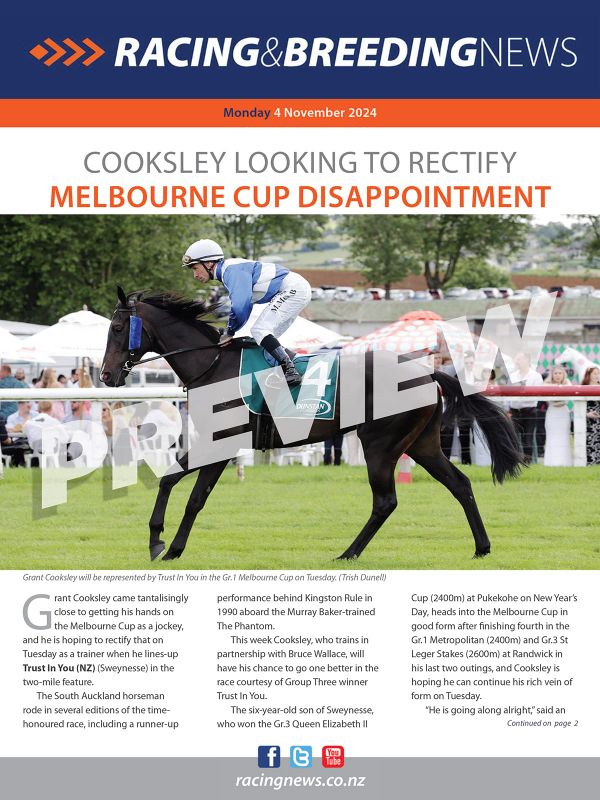 NZ Racing and Breeding News – 04 November 2024