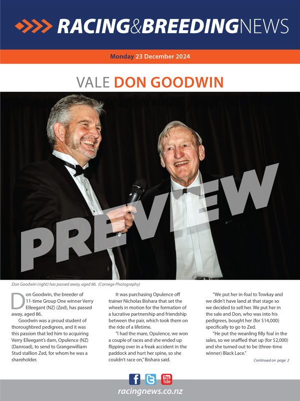 NZ Racing and Breeding News – 23 December 2024