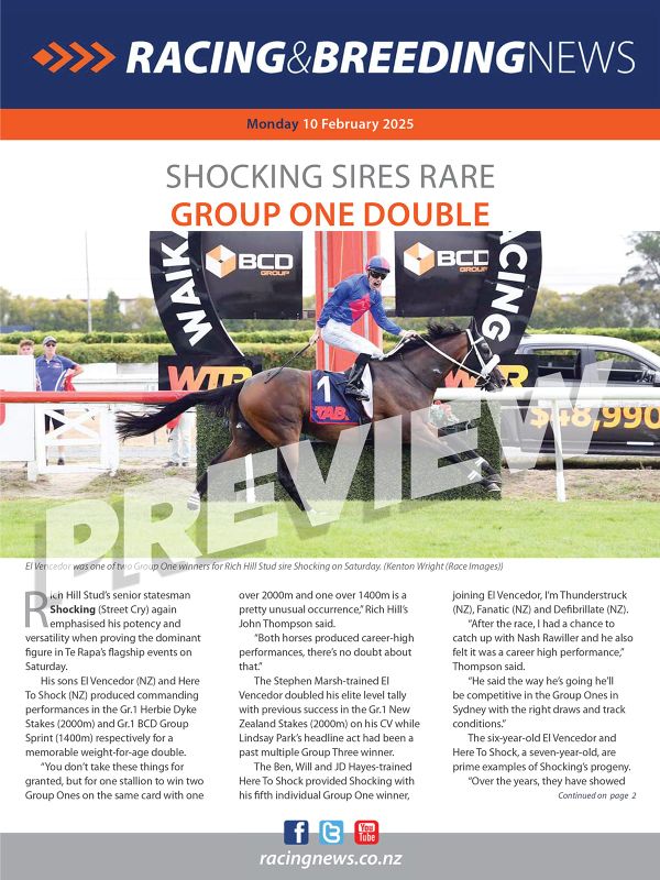 NZ Racing and Breeding News – 10 February 2025