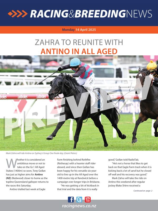 NZ Racing and Breeding News – 14 April 2025