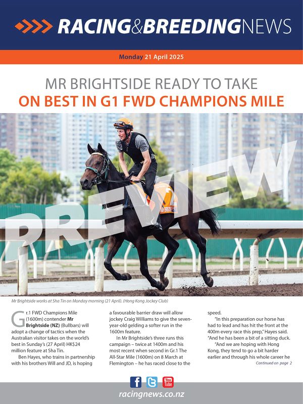 NZ Racing and Breeding News – 21 April 2025