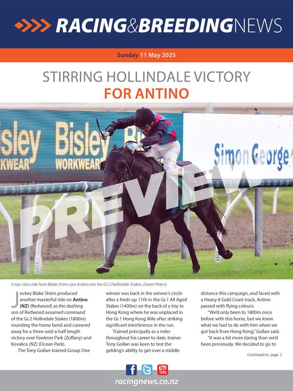 NZ Racing and Breeding News – 11 May 2025