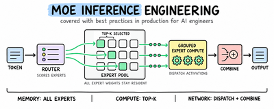 MoE inference engineering, clearly explained