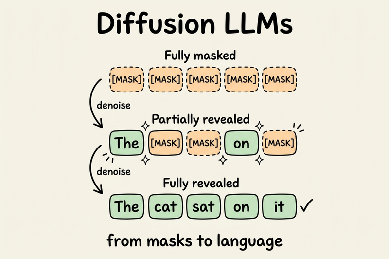 Diffusion LLMs from the Ground Up: Training, Inference, and Practical Engineering