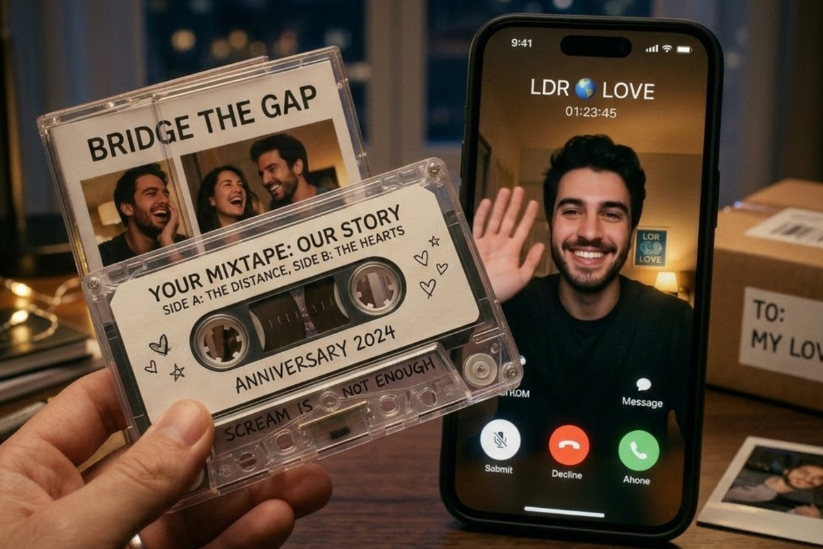 The Screen is Not Enough: Why a Custom Cassette is the Ultimate Long Distance Relationship Boyfriend Gift