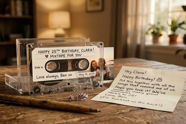 Why a Custom Cassette Makes a Better Birthday Gift Than Most Presents
