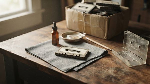 How to Clean a Cassette Tape That Has Been in Storage