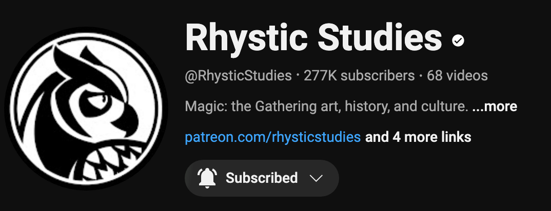 July 12th, 2024: Rhystic Studies' Video on Lantern Control