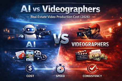 Cost of Real Estate Video Production: AI vs Videographers (2026 Comparison)
