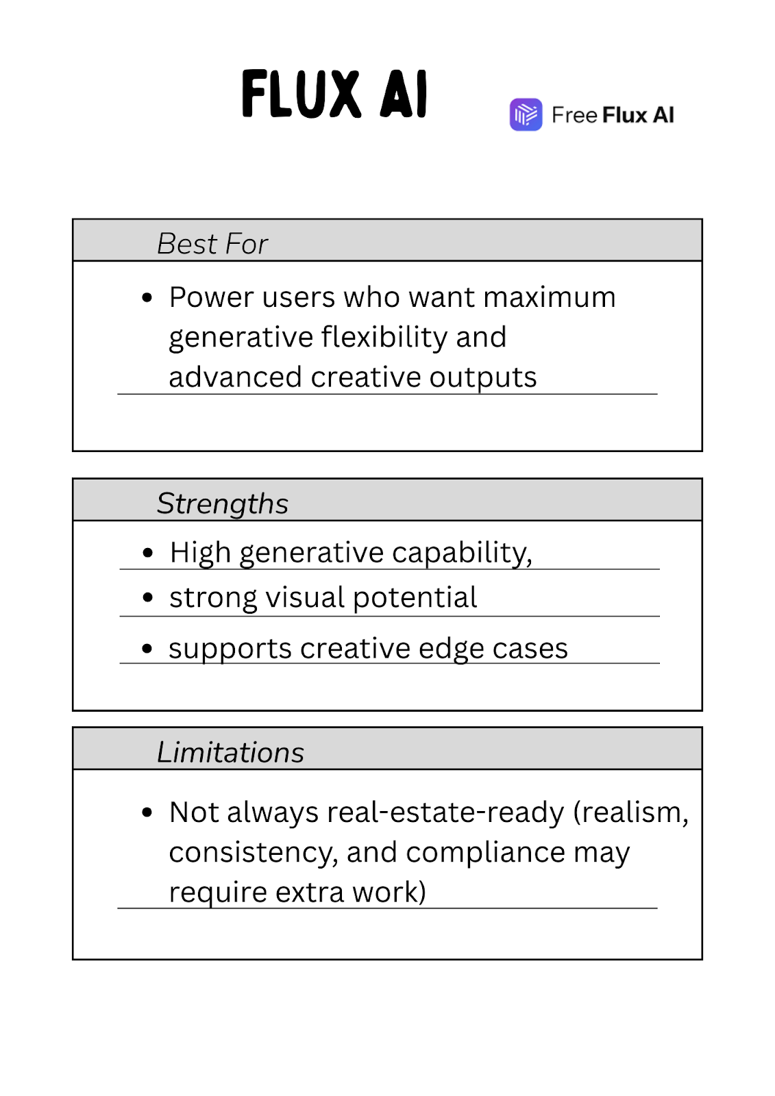 5) Flux AI — Powerful, But Not Always Built for Real Estate