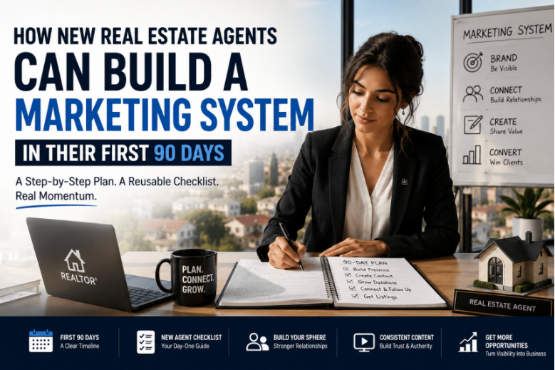 How New Real Estate Agents Can Build a Marketing System in Their First 90 Days