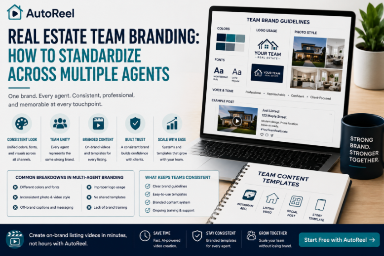 How Real Estate Teams Standardize Branding Across Multiple Agents