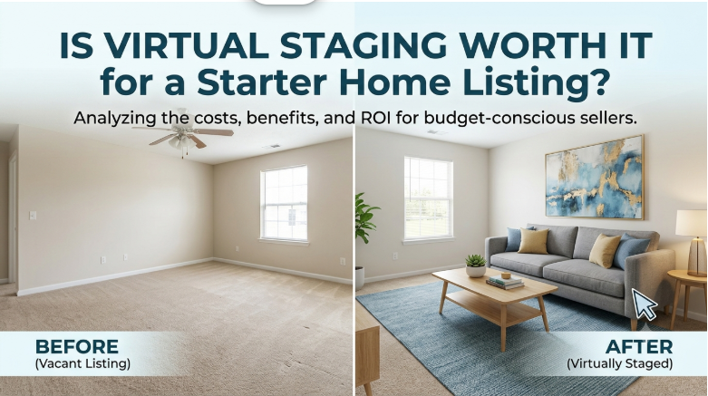 Is Virtual Staging Worth It for a Starter Home Listing?