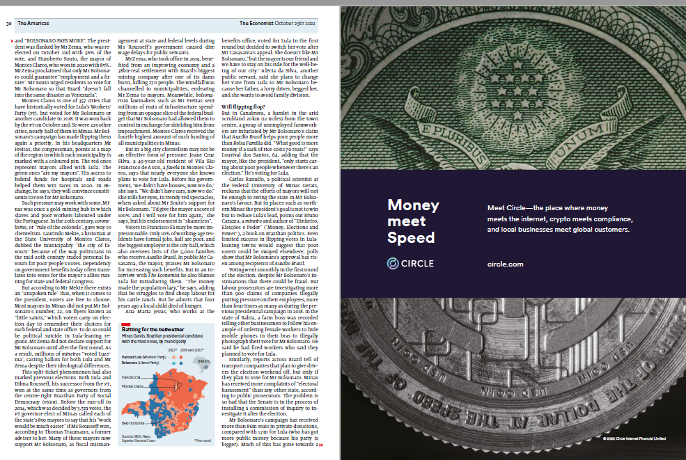 USDC Ad in the Economist