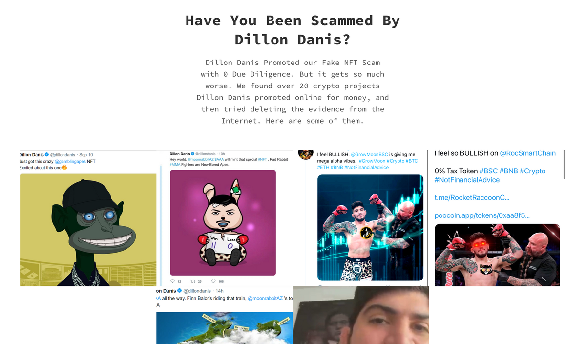 CoffeeZilla Tricks MMA Fighter into Promoting Fake NFT Project