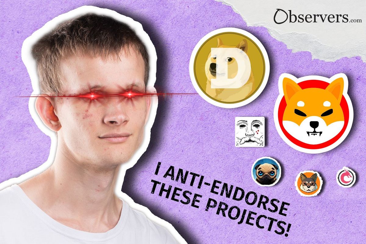 Vitalik Buterin Anti-Еndorsing (Quote) Shitcoins (Quote)