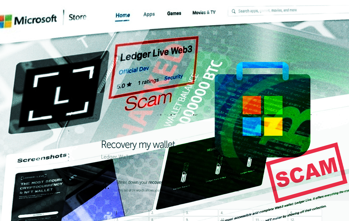Nearly $770K Stolen Through Fake Ledger Live App on Microsoft Store