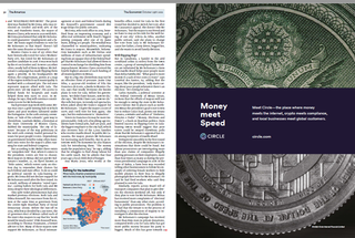 USDC Circle ad in Economist issue of 29.10.2022