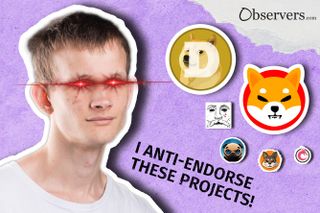 Vitalik Buterin Anti-Еndorsing (Quote) Shitcoins (Quote)