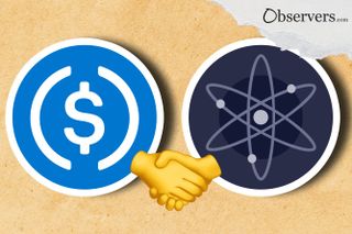 Cosmos and USDC collaboration.