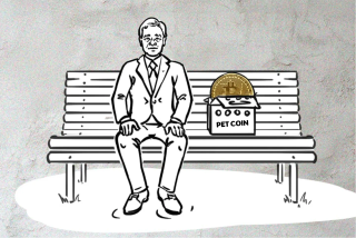 JP Morgan Jamie Dimon Bitcoin Pet Rock Petcoin