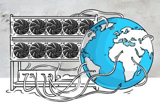 Bitcoin miners earth