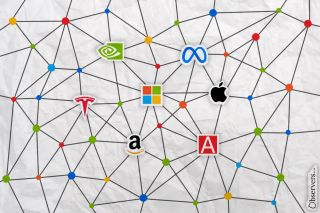 US equity stock in the blockchain mesh