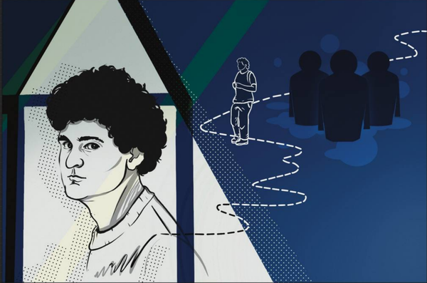 SBF walking in New York