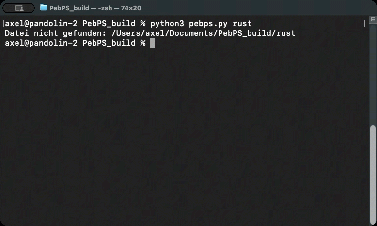pebps zerlegt im Terminal ein PDF und ein ePub in handliche Teile