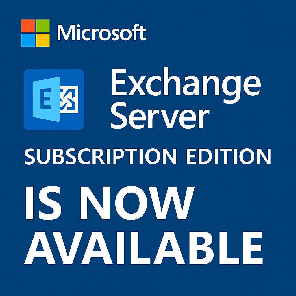 Exchange Server SE ist verfügbar!