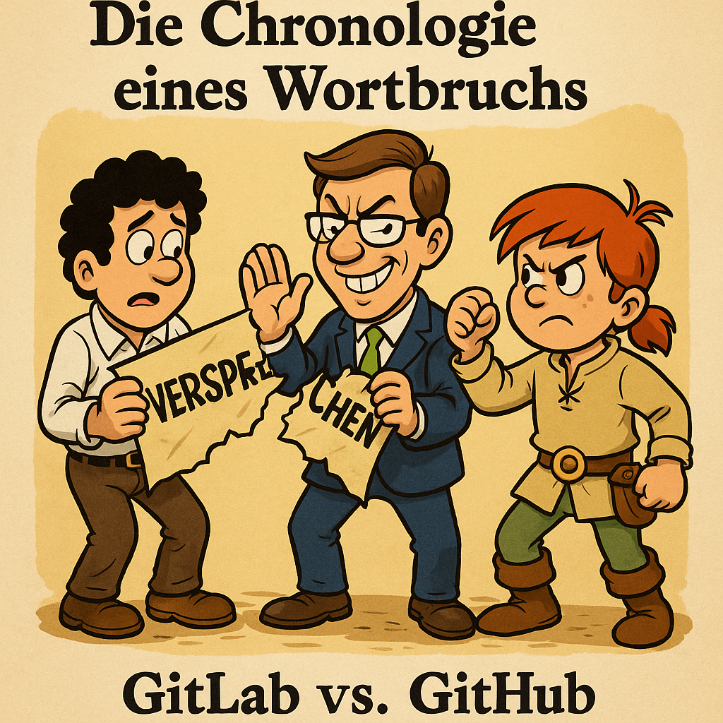 Die Chronologie eines Wortbruchs – oder warum GitLab besser ist als GitHub
