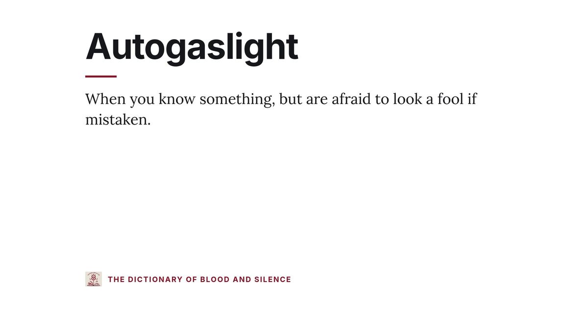 Autogaslight