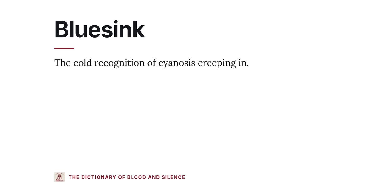 Bluesink