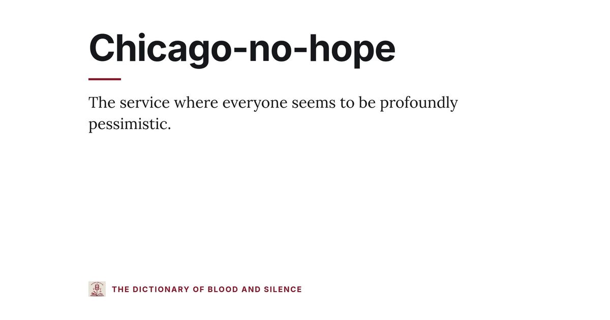 Chicago-no-hope