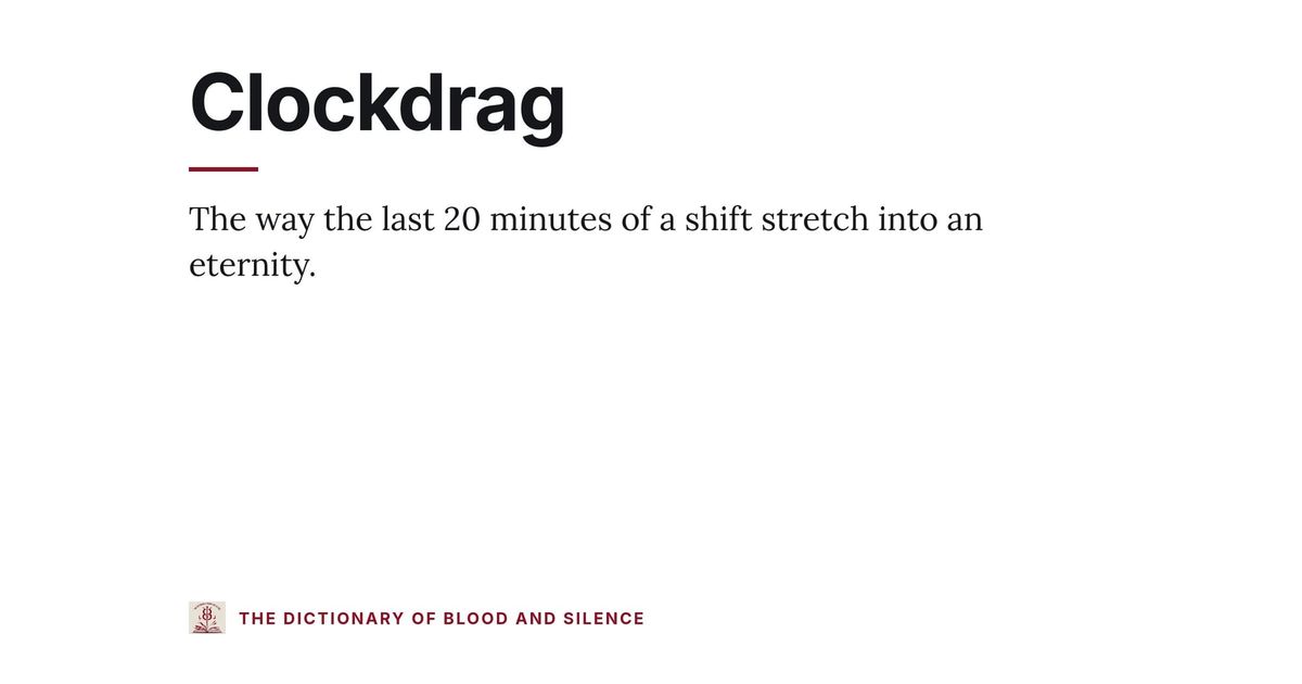 Clockdrag