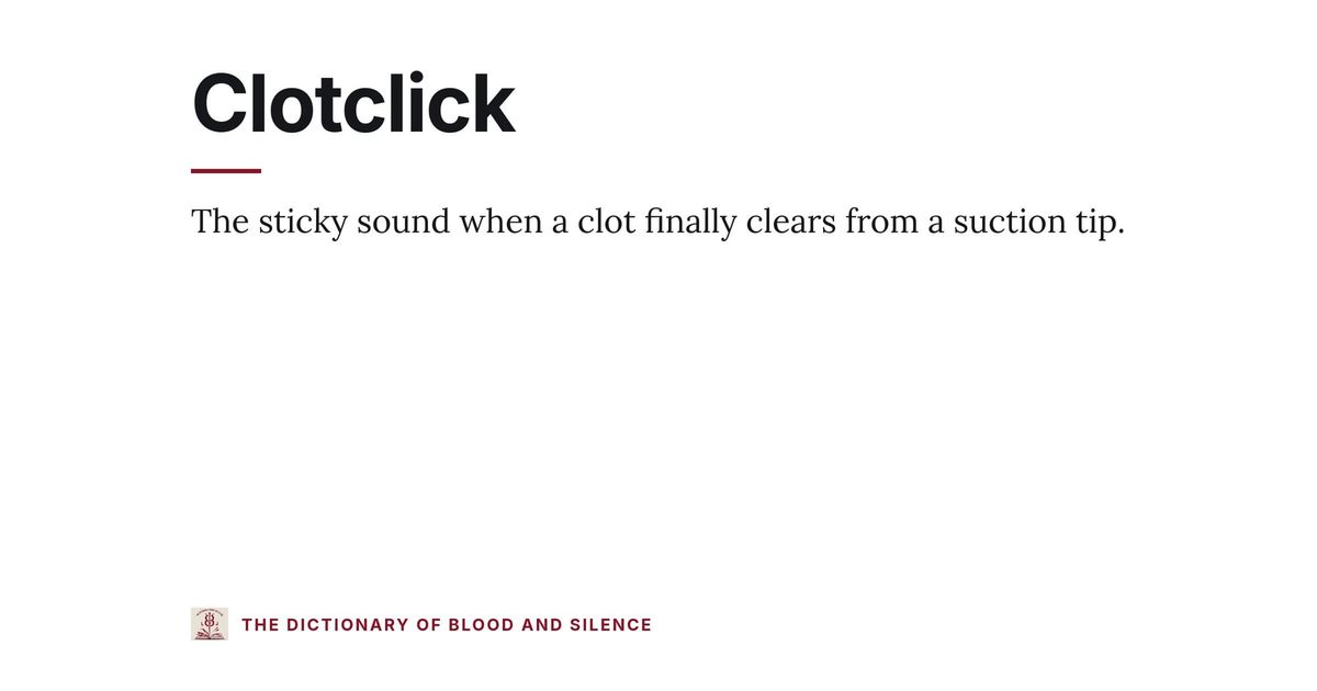 Clotclick