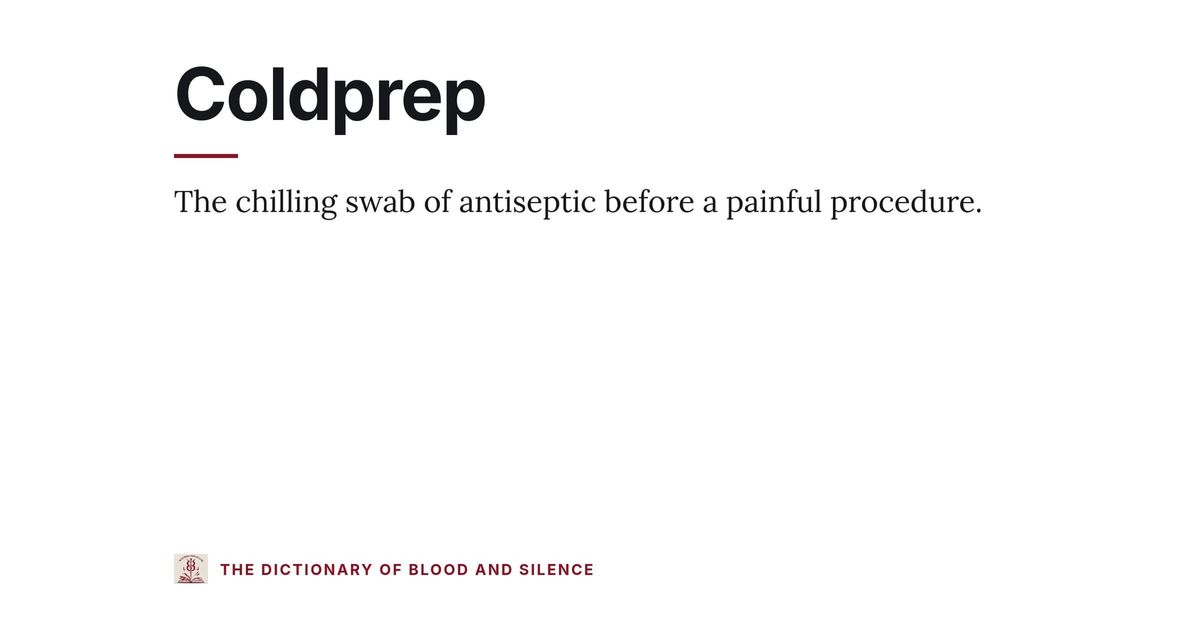 Coldprep